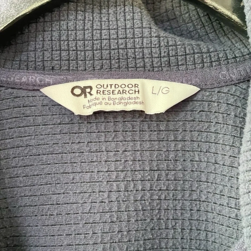 Outdoor Research Women’s Trail Mix Snap Pullover in‎ Naval Blue - Picture 8 of 14